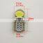 Carest 20PCS Car Super Bright Turn Side License Plate Light Lamp Bulb DC 12V Auto T10 Led Cold White 194 W5W LED 168 COB Silica