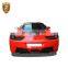 Novite Roso Style Крепление крыла-спойлера для Fera-ri 458 Угловой задний спойлер из углеродного волокна Аксессуары для автомобиля