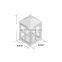 Craft Decorative Driftwood Frame Wooden Candle Lantern Warmer Lantern Decoration For Home