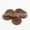 Fake Wooden Flatback Custom Resin Button 4 Holes