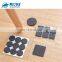 JNZ Adhesive Round Chair Table Glide Rubber Floor Protector Furniture Feet felt Pads For Chair Table Legs