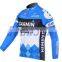 High quality blue long sleeve design cycling clothing custom                        
                                                                                Supplier's Choice