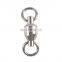 Stainless steel barrel Rolling snap fishing swivel