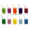 Takeaway packaging paper straws Sunkea custom logo colorful Disposable paper drink straws