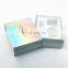 Wholesale hologram cosmetic paper storage box beauty make up luxury packing gift boxes custom logo
