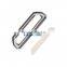 Lantsun For Jeep JL for for wrangler 2018+  Silver Rearview Mirror Trim Frame Lantsun JL1034-S  High quality and low price