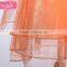 Nice design beautiful orange gift skirt tutu dress for girls