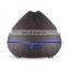 Dark wood grain wood diffuser essential oil diffuser 550ml private label essential oil diffuser