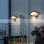 Simple creative led outdoor waterproof wall lamp courtyard balcony door moon-shaped wall lamp
