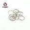 Promotion Custom 25mm Metal Key Chain Round Edge Split Key Ring
