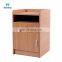 Three Drawers with Handles Hospital Furniture High Quality Plank Material Bedside Cabinet for Clinic and Hospital Use