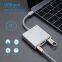 Hot Selling 4K 3 In 1 Adapter USB 3.1 Type C To  3.0 type C Hub for Multiport hub Adapter converter