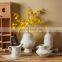 Ins Style Japanese Creative Minimalist Embryo Kettle Shape Dry  Ornament Ceramic Flower Vases For Home Decor