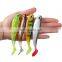 JOHNCOO 115mm 11.4g High Quality 5pcs/box Soft Fishing Lure for Bass