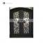 Simple Cast Forged iron Front Main Gate grey Color wrought iron Door grill Design