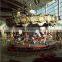 Children fairground outdoor vintage rides indoor christmas carousel horse for mall on sale