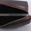 Custom Tan Leather Trim Waxed Canvas Toiletry Bag Men's Toiletry Bag For Travel