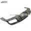 C117 CLA CMST Style High Quality Carbon Fiber Rear Diffuser With Light Rear Bumper Lip For Mercedes Benz CLA CLA45 C117