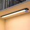Bedroom Led Wireless Motion Sensor Closet Light Battery Rechargeable Ultra Thin Under Cabinet Night Lighting for Kitchen Stairs
