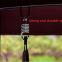 outdoor PE rattan hammock swing hanging chair with 2 seater with fabric cover