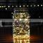 Solar Powered LED Fairy String Lights Waterproof Starry Copper Wire Light Ambiance Lighting