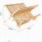 Eco-friendly Bamboo Folding Dish drying Rack for kitchen