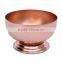 LARGE ROUND COPPER CANDLE CONTAINER , CANDLE T-LIGHT COPPER CONTAINER, TIN CANDLE CONTAINER