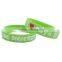 Hot sell star silicone rubber bracelet with a low price