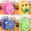 Foldable Cute Cartoon Animal Kids Folding Laundry Cylinder Household Storage Bin Hamper Tidy Basket Toy Box Bag