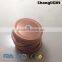 70mm Rose Color Screw Metal Lid for Glass Jar with Hole