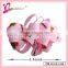 Fashion hair clip accessories ribbon flower hair clip bear hair accessories