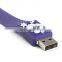Bulk Cheap Colorful Silicon USB Flash Bracelet as Birthday gift