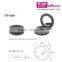 Top Selling Products 2015 Black Magnetic Powder Compact Round Cosmetic Packaging With Mirror
