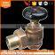 GUTENTOP -LB Brass 1-1/4" (FIP x Male Union) Steam Angle Radiator Valve