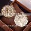 Hot Selling Fashion Matte Popular Elements Hollow Tree Stup Earrings