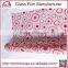 Decorative no-adhesive printing stained plastic pvc window film