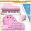 plastic electrical musical princess piano toy for kids