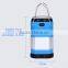 Collapsible USB mobile phone rechargeable solar LED camping light
