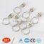 low price silver autolock ring shape puller metal zipper slider