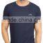 Man's T-Shirt With Glossy LA Print And Roll Sleeve Bangladesh Factory