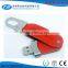 16GB twister leather USB Flash Drive / USB metal leather
