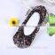 cute custom fancy flower print lace boot socks