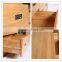 Bathroom Natural Wooden Cabinet Designs With Drawers for European