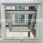 2016 lates pvc house window design hot sale with anti-chamber top hung window
