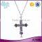 Cheapest price one dollar product full jewelled cross pendant necklace