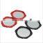 Factory directly rose shape plastic folding pocket mirror