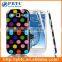 Set Screen Protector And Case For Samsung Galaxy S3 I9300 , Dot Pattern Hard Gel TPU Mobile Phone Cover Case