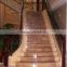 Natural style newly design interior stairs railing designs