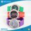 Unisex custom logo quartz japanese movement waterproof watch silicone