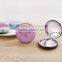 2016 newly cookies printed pocket mirror with pu coated,souvenir pocket mirror,MB1002